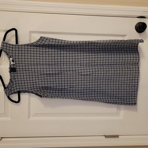 Plaid summer dress cotton